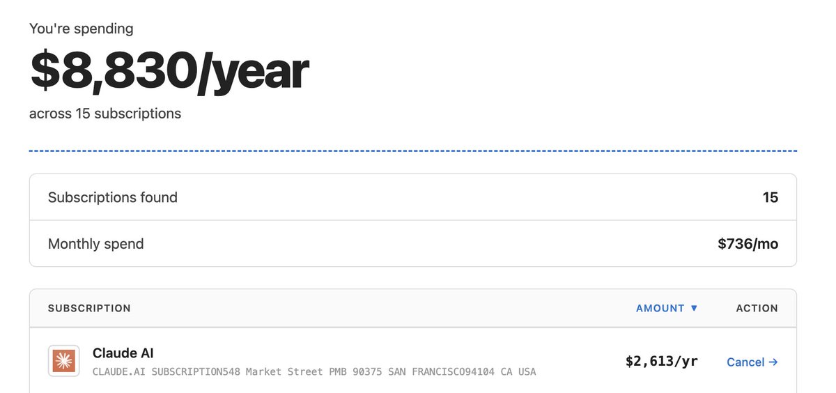Screenshot showing savings
